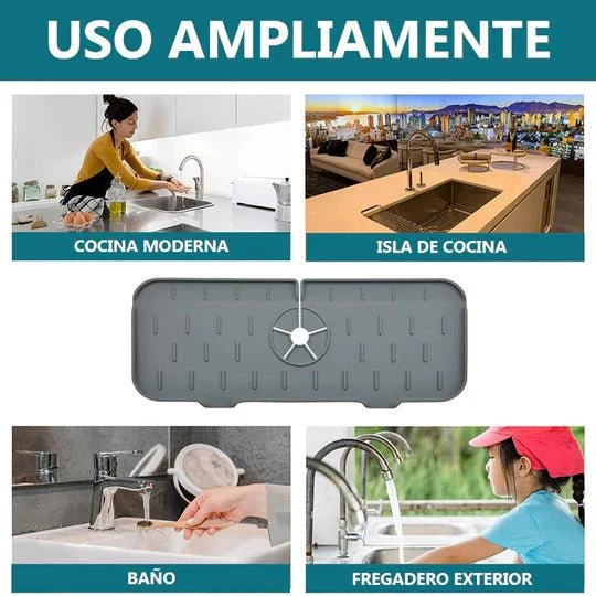 Alfombrilla de silicona absorbente para fregadero 50% OFF - Image 4