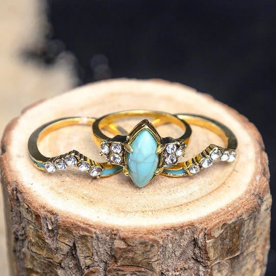 Anillo Turquesa Joyeria fina 3 en 1 50% OFF - Image 6