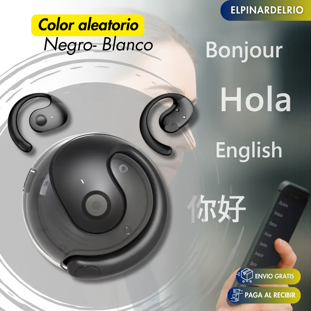 Audifonos inalambricos Translate Air PRO + Holder y  Guía práctica para viajeros de Regalo - Image 5