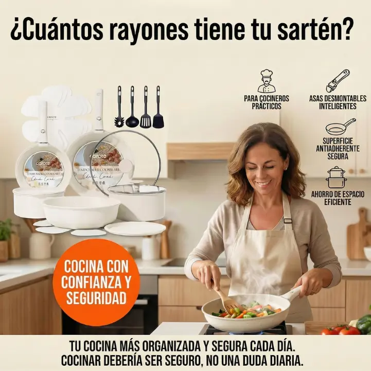 Batería de Cocina Carote Glass Edition 17 pcs - Image 2