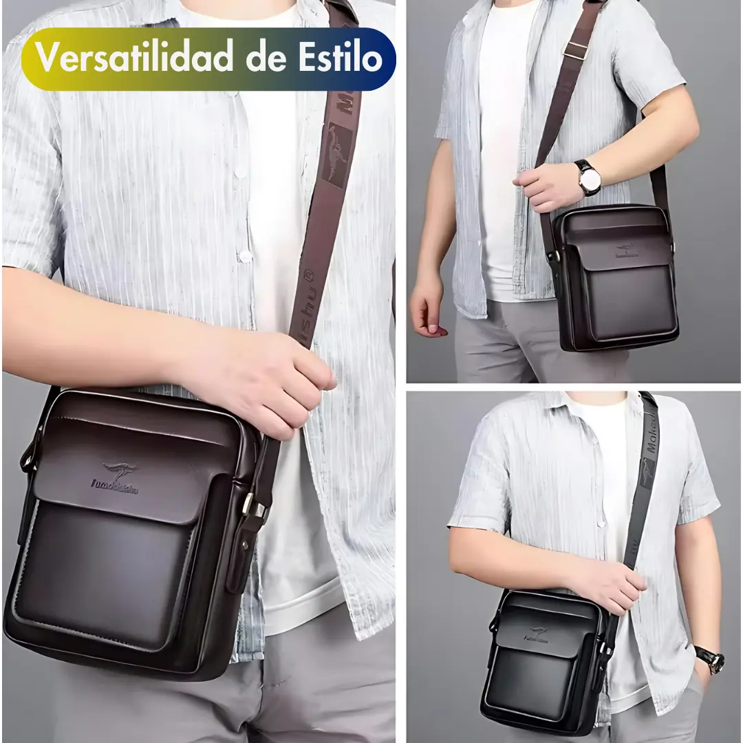 Bolso Unisex Cuero Lux 50%OFF - Image 2