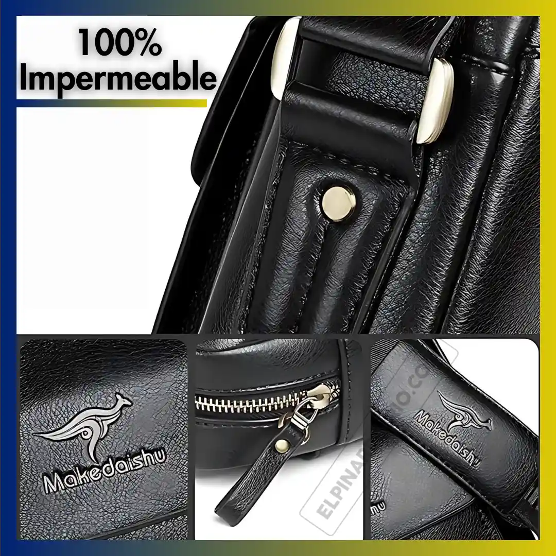 Bolso Unisex Cuero Lux 50%OFF - Image 4