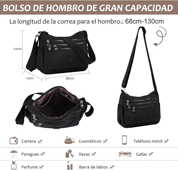 Bolso para damas WaterSafe Sling 50%OFF - Image 4