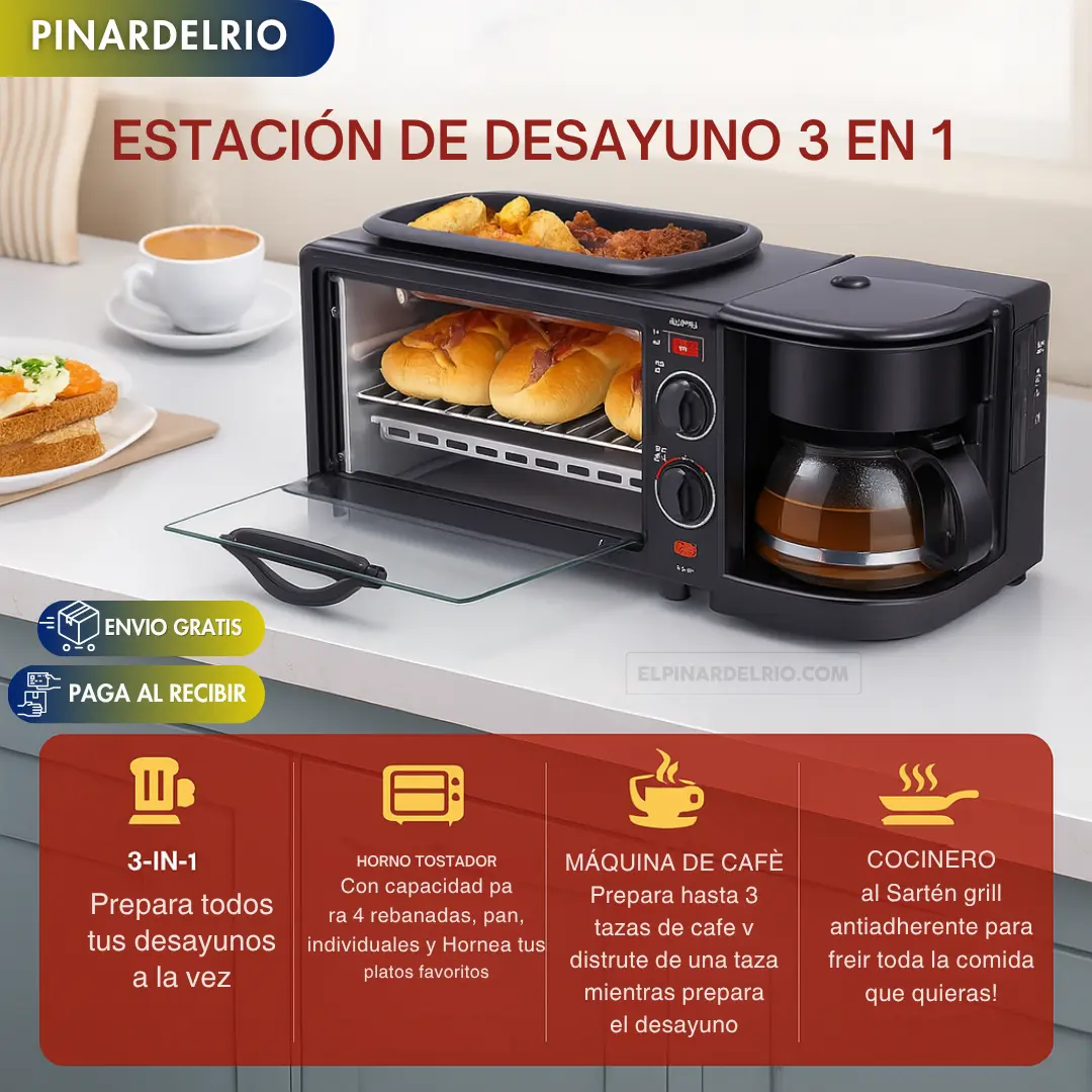 Horno 3en1 BreaBox + Afilador de Cuchillo GRATIS - Image 2