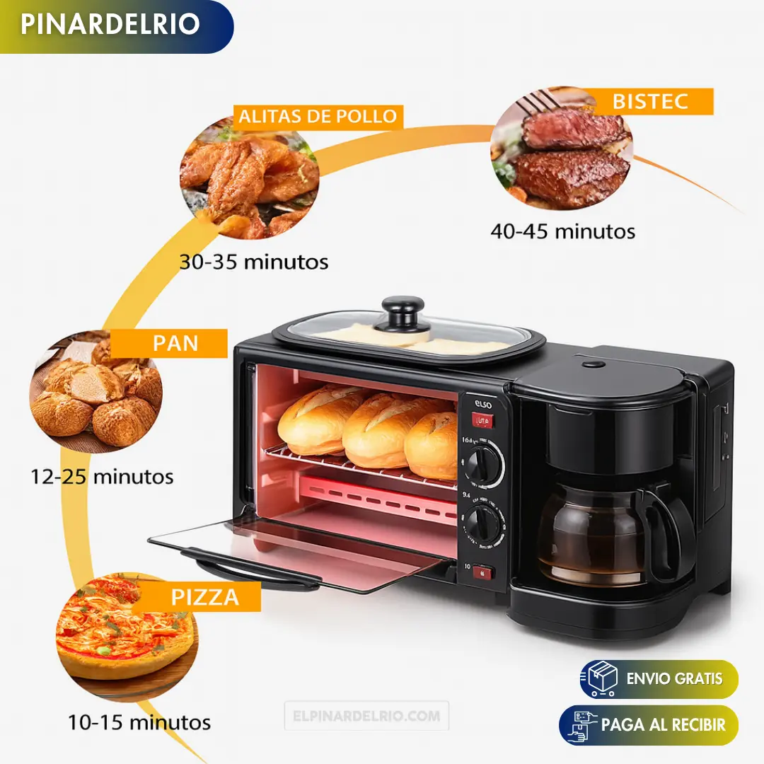 Horno 3en1 BreaBox + Afilador de Cuchillo GRATIS - Image 4