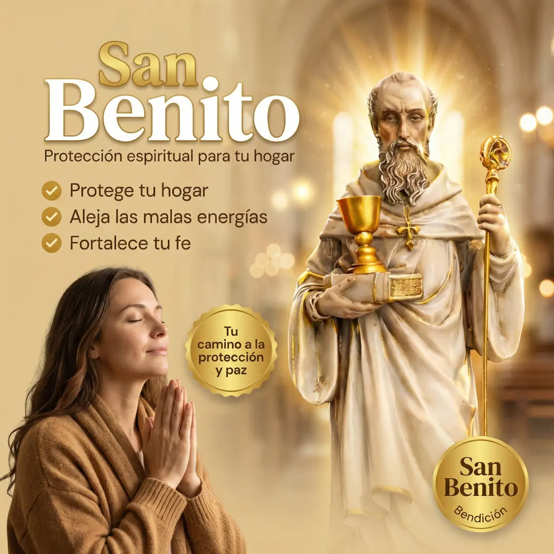 San Benito Guardián Estatua de Protección - Image 2