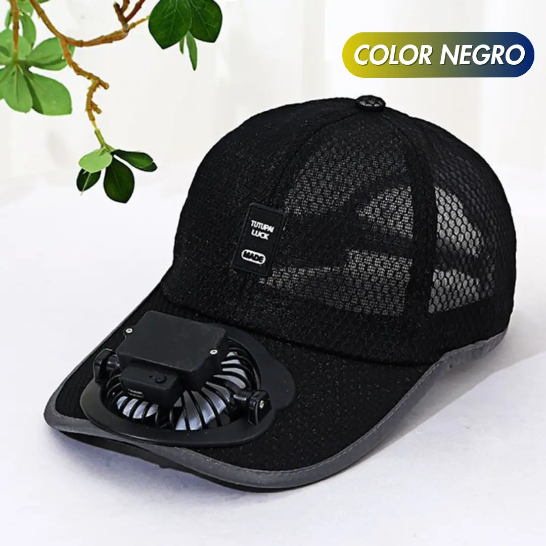 Gorra con Ventilador AirFlow - Image 4