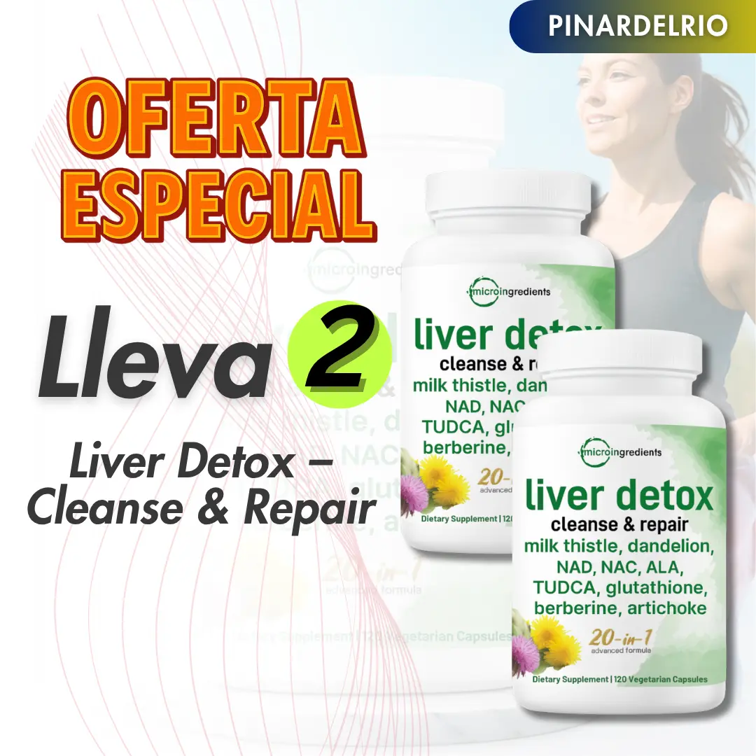 Suplemento Herbal Regenerador Liver Detox – Cleanse & Repair - Image 2