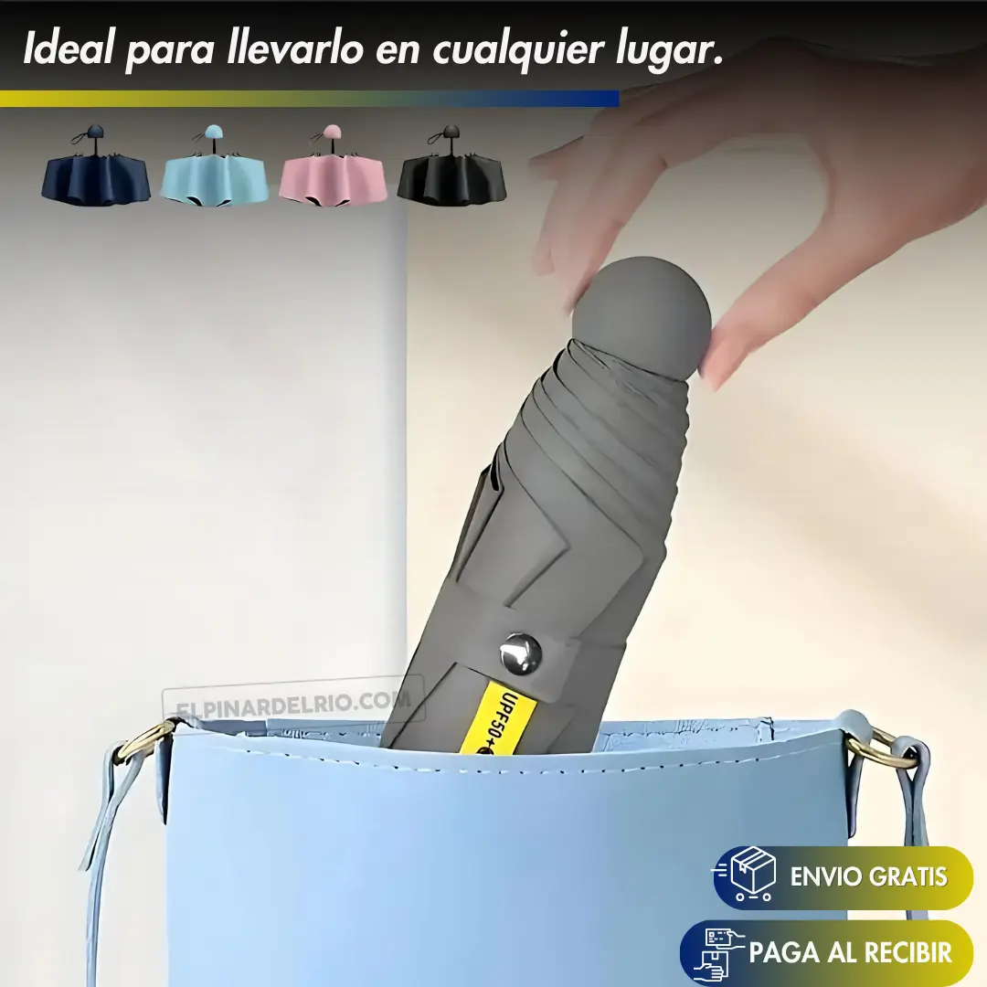 Pack X 2 Mini umbrella plegable 50%off - Image 2