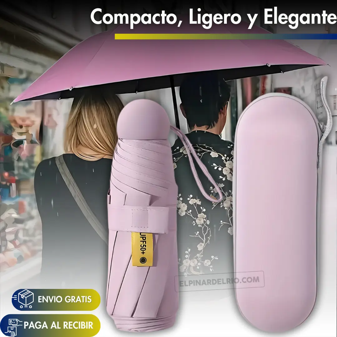Pack X 2 Mini umbrella plegable 50%off - Image 3