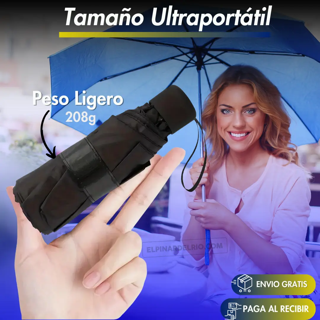 Pack X 2 Mini umbrella plegable 50%off - Image 4