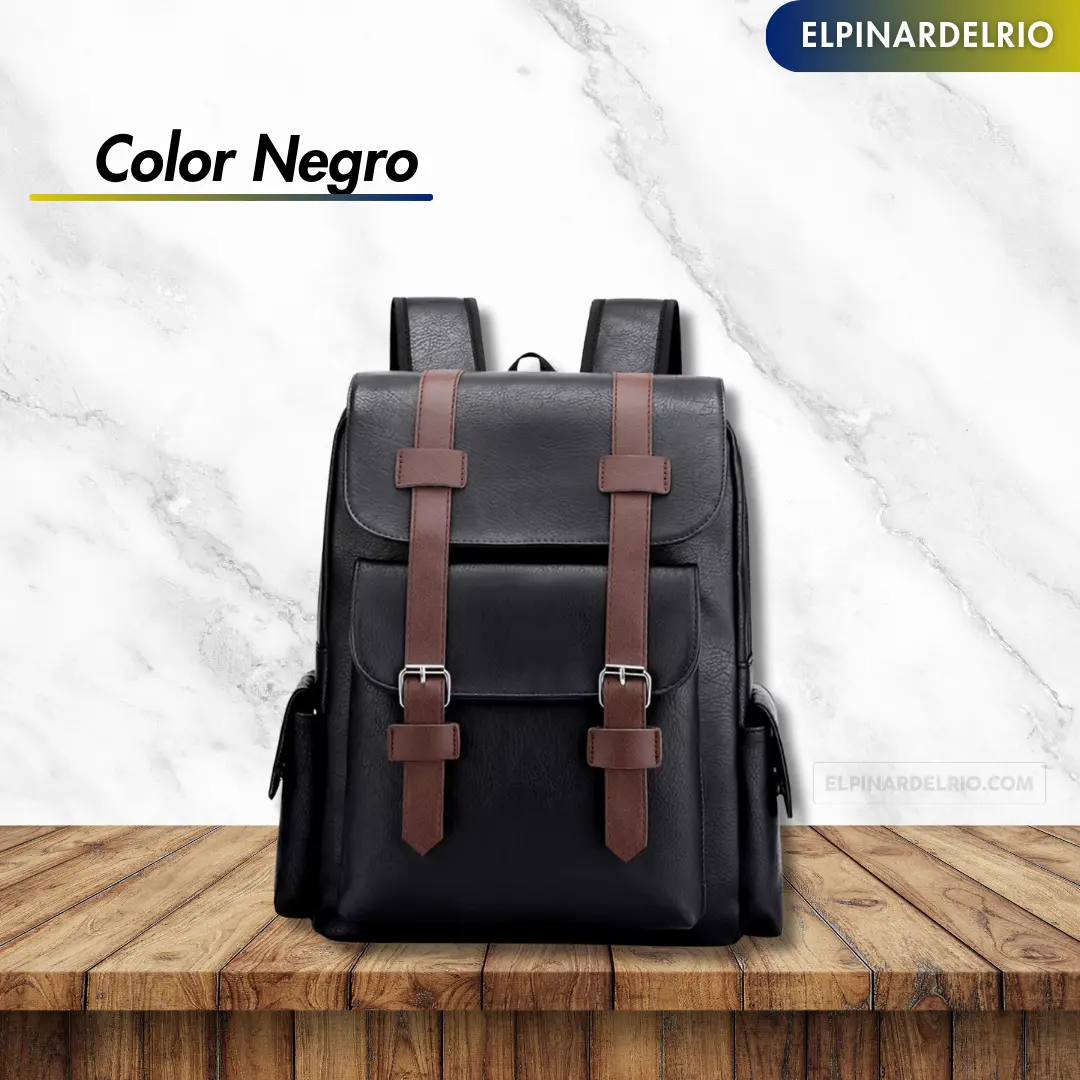Mochila de cuero Unisex EliteCarry - Image 5