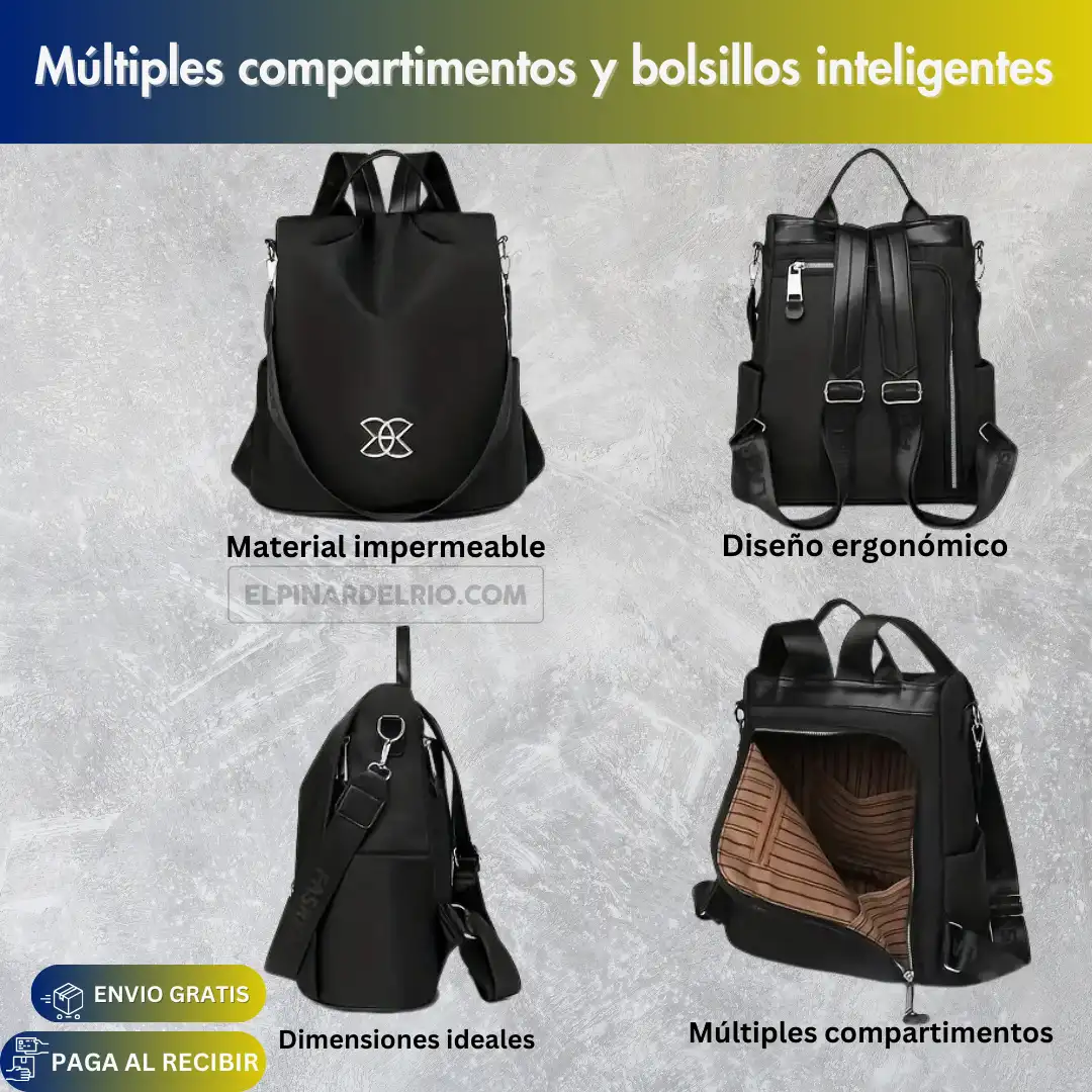 Mochila Impemeable Lady Shield Antirobo - Image 4