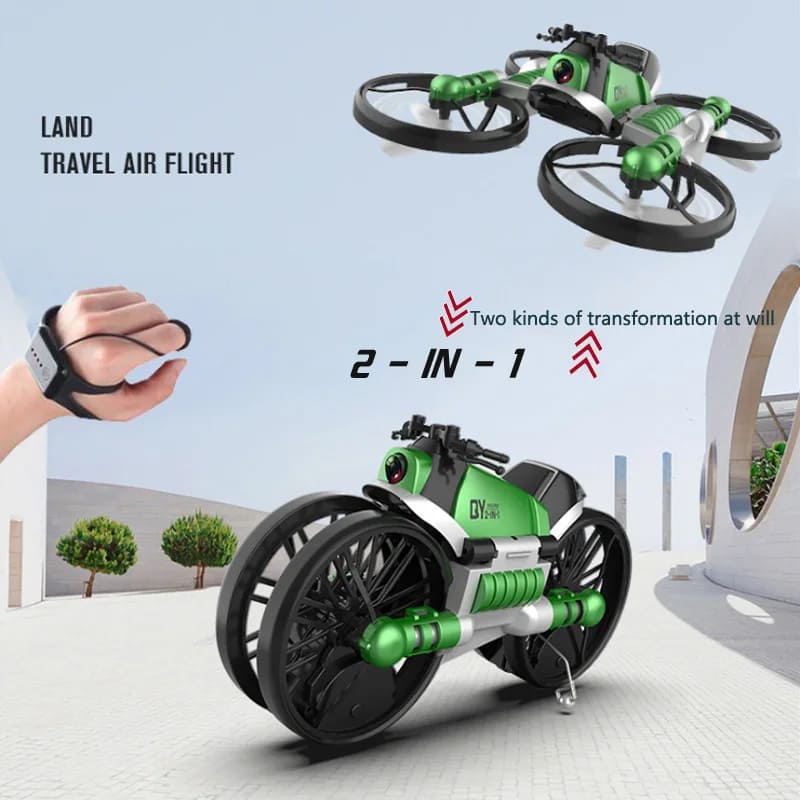 Motocicleta  Dron 2 en 1 50% OFF - Image 2