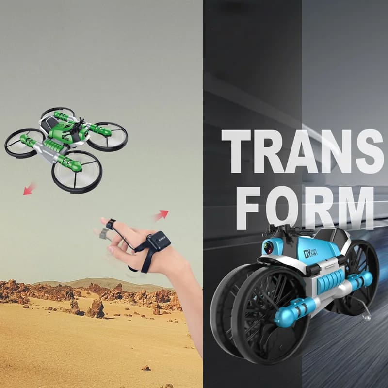 Motocicleta  Dron 2 en 1 50% OFF - Image 3