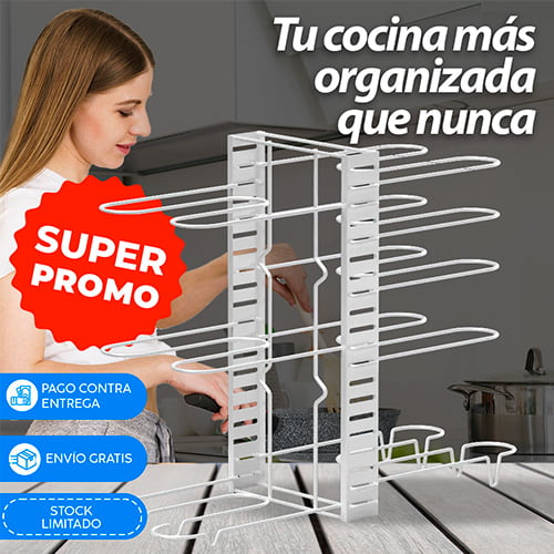 🍳 CookPro™ | Organizador de Ollas Sartes y Tapas - Image 3