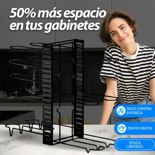 🍳 CookPro™ | Organizador de Ollas Sartes y Tapas - Image 5