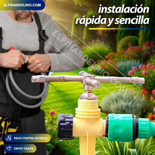 Rociador Giratorio Para Jardín Paga 2 y lleva 3 Unidades - Image 3