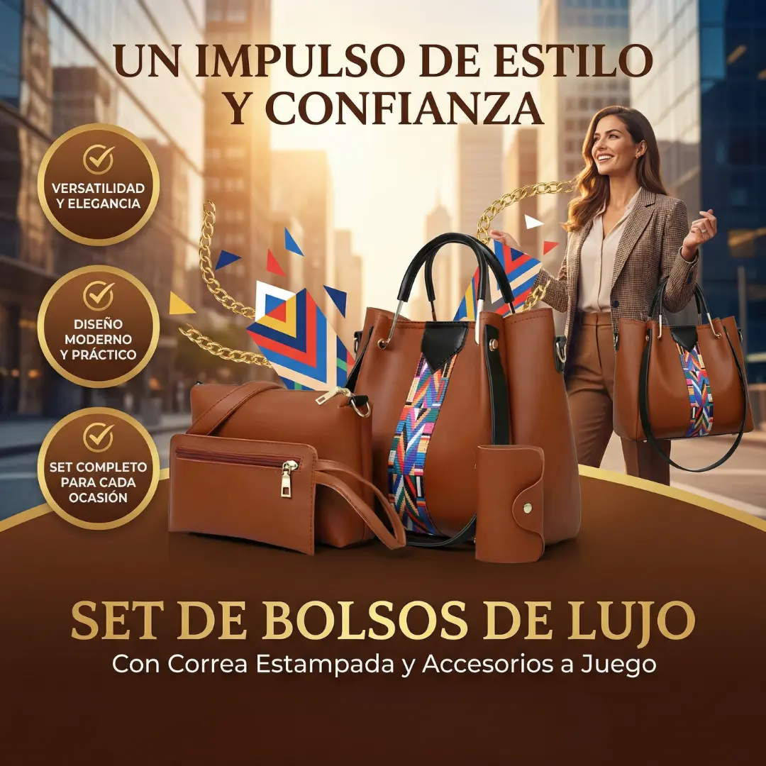 Set Elegance Tote 4 en 1 - Image 4