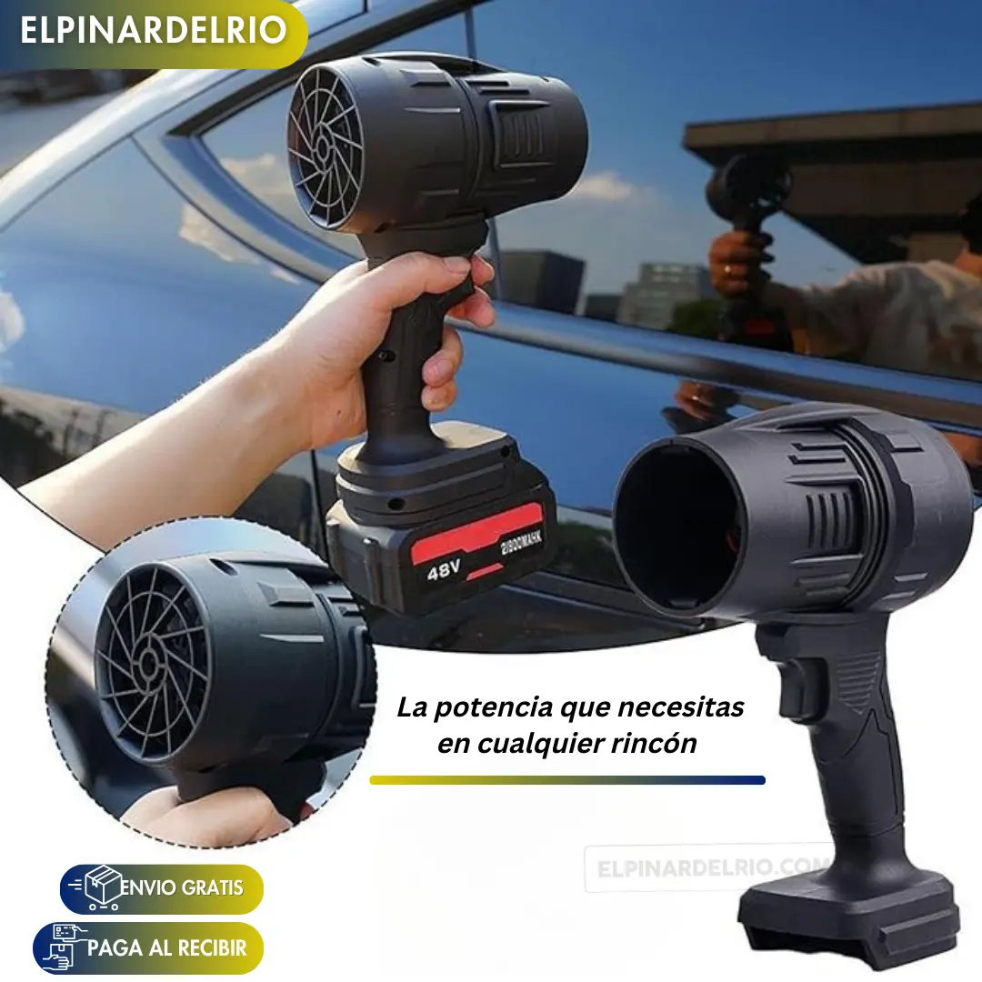Soplador Secador TurboMax Cyclone+ 2 BATERIAS RECARGABLES - Image 3